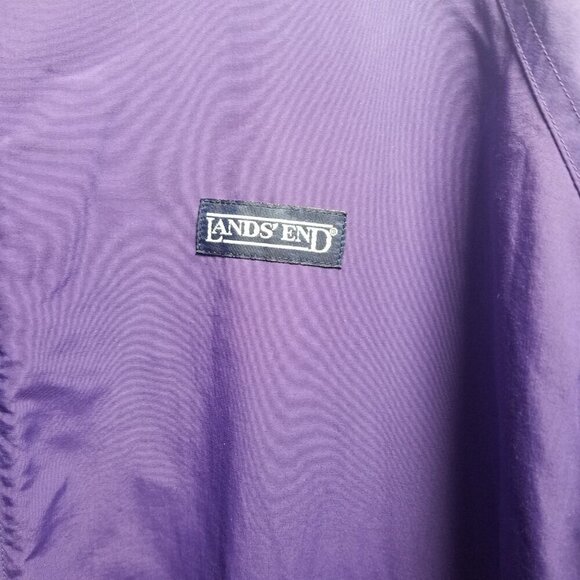 Vtg Lands End Polartec Men's Purple Jacket Sz XL (46-48) Tall - Picture 3 of 5